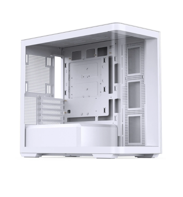 Gabinete Gamer Aquário Jonsbo D300 White M-Atx Vidro Temperado Usb-C Branco
