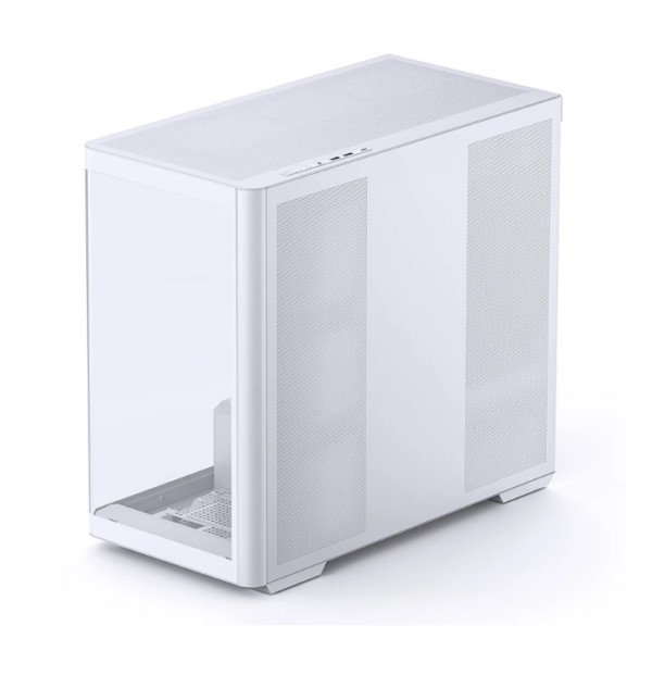 Gabinete Gamer Aquário Jonsbo D300 White M-Atx Vidro Temperado Usb-C Branco