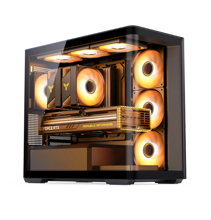 Gabinete Gamer Aquario Premium - Jonsbo D300 Black - Preto - Imagem 4