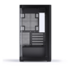 Gabinete Gamer Aquário Jonsbo D300 Black M-Atx Vidro Temperado Usb-C Preto