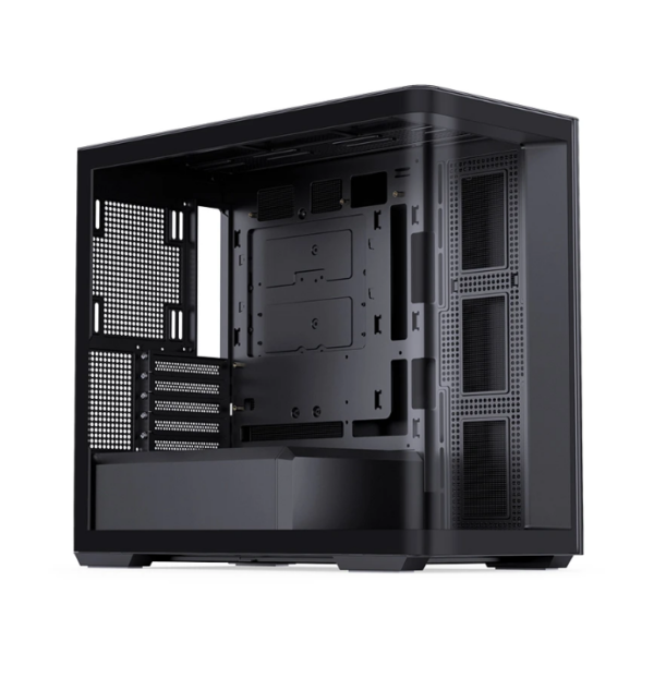 Gabinete Gamer Aquário Jonsbo D300 Black M-Atx Vidro Temperado Usb-C Preto