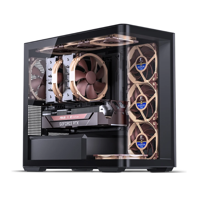 Gabinete Gamer Aquario Premium - Jonsbo D300 Black - Preto - Imagem 21