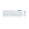 Teclado E Mouse Sem Fio Exbom Bk-S1000k - Branco