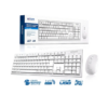 Teclado E Mouse Sem Fio Exbom Bk-S1000k - Branco