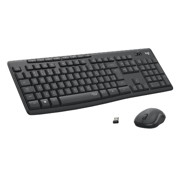 Kit Teclado E Mouse Logitech Wireless Silent Multimidia Mk295 Teclas Silenciosas Preto - Imagem 2