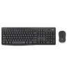 Kit Teclado E Mouse Logitech Wireless Silent Multimidia Mk295 Teclas Silenciosas Preto