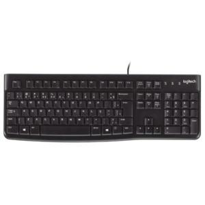 Teclado Logitech K120 / Com Fio - Usb / Preto