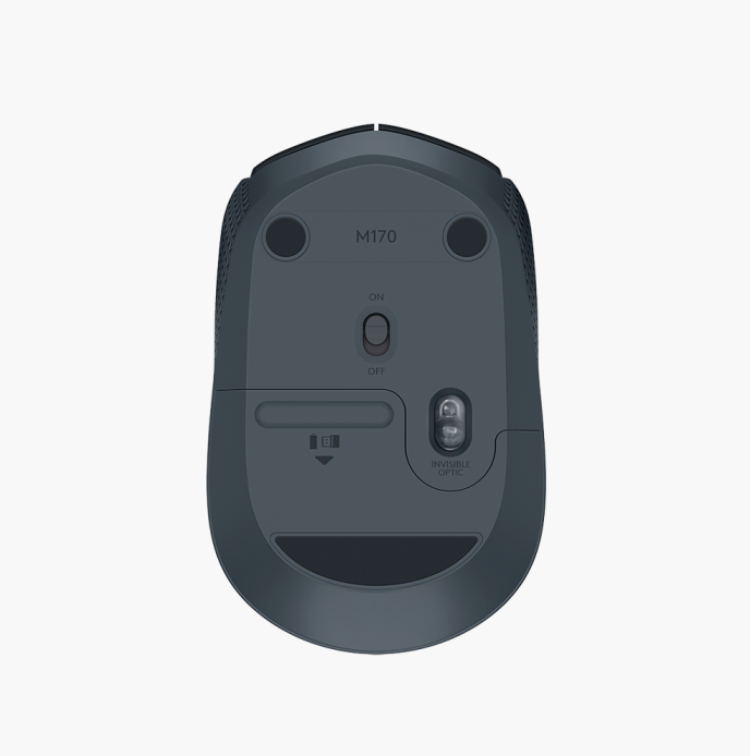 Mouse Logitech Wireless M170 Preto/Cinza Blister - Imagem 5