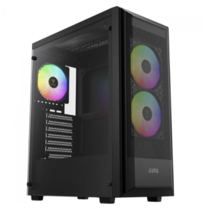 Gabinete Gamer Gamdias Aura Gc6 Elite Argb, Mid-Tower, Vidro Temp, 3 Fans, Black - Aura Gc6 Elite Argb