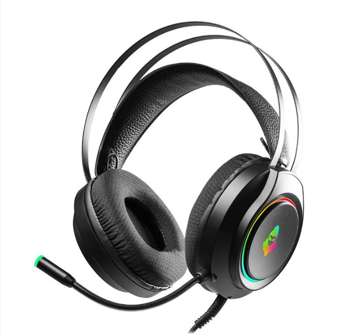 Headset Gamer Mancer Crater, Rainbow, Drivers 50Mm, Preto, Mcr-Crt-Rgb01