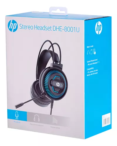 Headset Hp Dhe-8001U Gamer Usb - Imagem 4