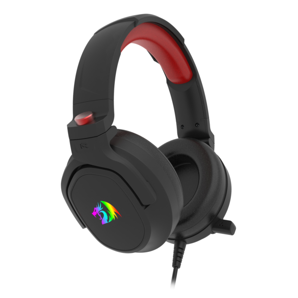 Headset Gamer Redragon Nireus, Rgb, Som Surround 7.1, Drivers 50Mm, Usb, Preto - H399-Rgb