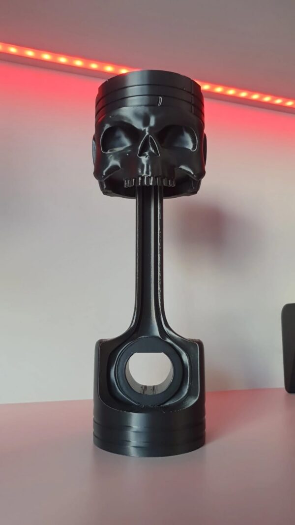 Suporte Headset Gamer Unc - Skull Pist - Preto
