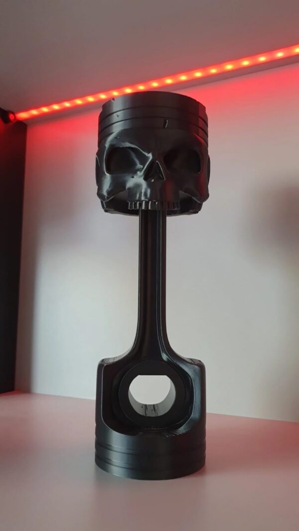Suporte Headset Gamer Unc - Skull Pist - Preto