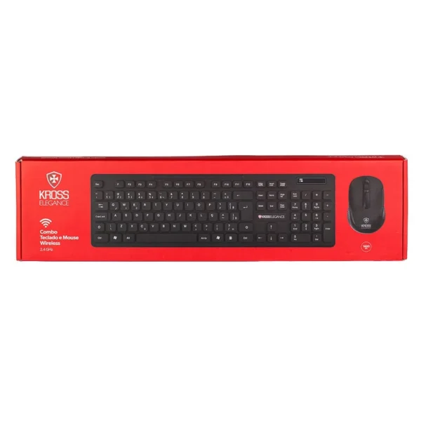 Combo Kit Kross Teclado/Mouse Sem Fio Ke-Km558v1 2