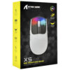 Mouse Gamer Attack Shark X5 Wireless / Bluetooth / Rgb - Preto / Branco (Gbt-26245-2010)