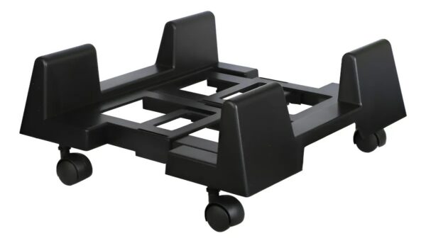 Suporte Para Cpu Com Regulagem De Largura E Rodas