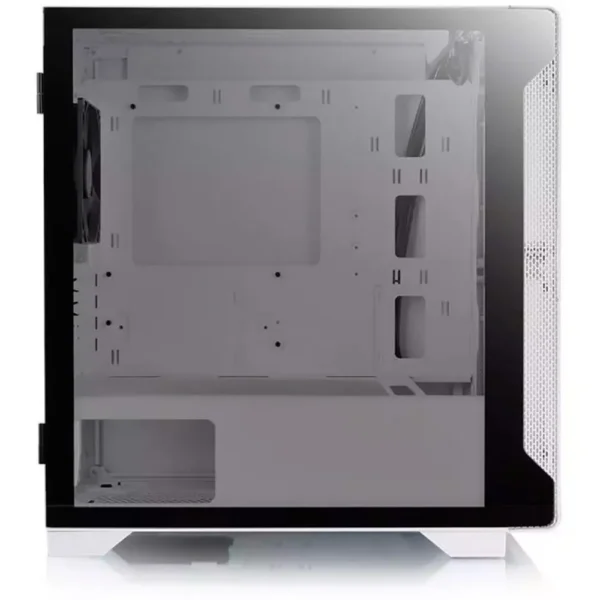 Gabinete Gamer Thermaltake S100tg, Mini Tower, Vidro Temperado, White, Matx, Com Fonte 600W, Com 1 Fan, Ca-3Q9-60S6wz-00
