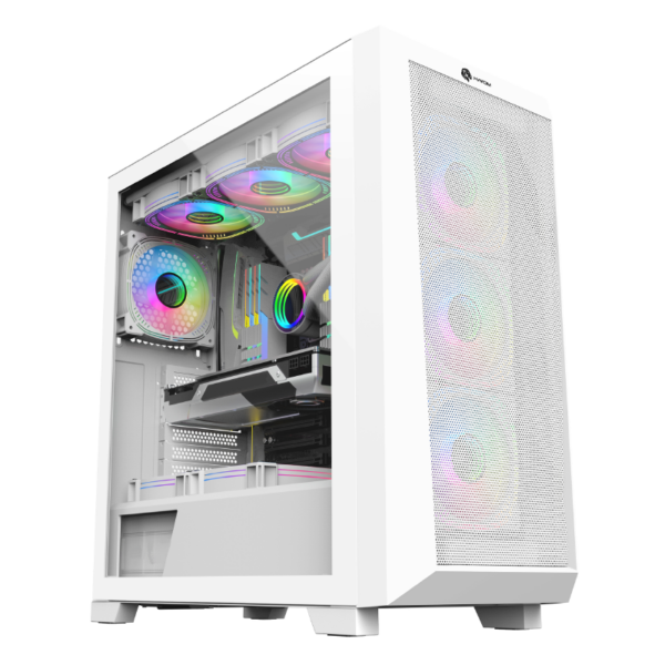 Gabinete Gamer Branco Gb1780 Full Tower 4 Fans Inclusos - Hayom