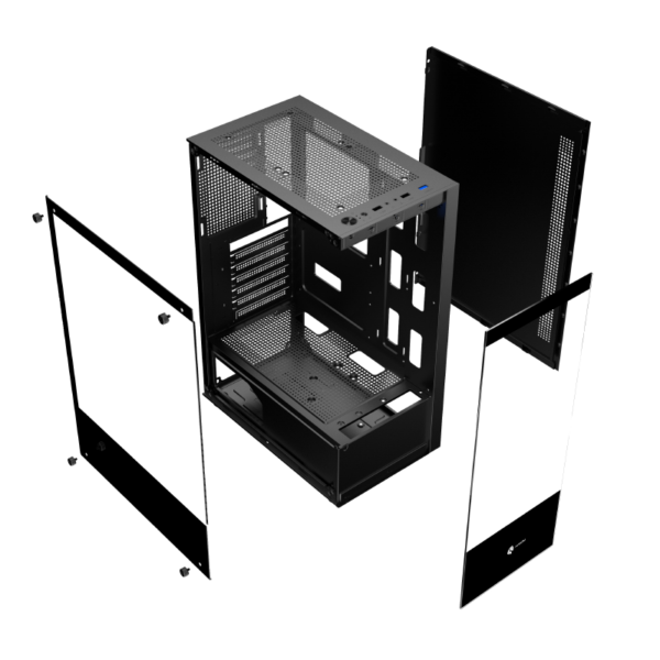 Gabinete Gamer Hayom Preto - Gb1792