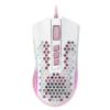 Mouse Gamer Redragon Storm Rgb Branco Com Rosa