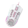 Mouse Gamer Redragon Storm Rgb Branco Com Rosa