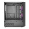 Gabinete Gamer Mancer Grimore, Mini-Tower, Lateral De Vidro, 2 Fans Rainbow, Preto, Mcr-Grm-Bk
