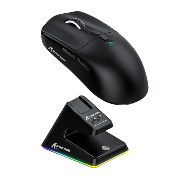 Mouse Gamer Attack Shark X6 Wireless / Bluetooth - Preto