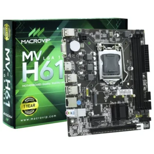 Placa Mae Macrovip Mv-H61 Socket Lga 1155 / Vga / Ddr3