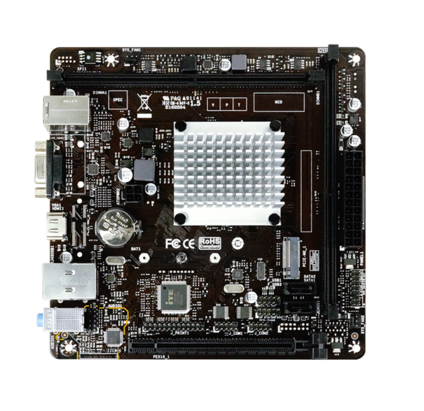 Placa Mae Biostar J4125nhu + Cpu Intel Celeron Até 2.5Ghz Vga / Ddr4