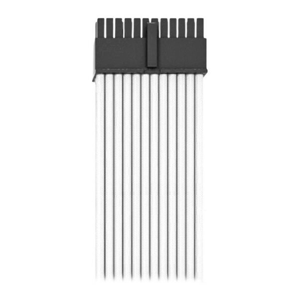 Kit Cabo Sleeved Premium Pichau Cs110, 1X 24P, 1X 4+4P, 2X 6+2P, 300Mm, Branco, Pch-Cs110-Wht