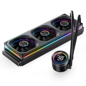 Water Cooler Premium Jonsbo Th-360 Black Argb Tela Digital Preto