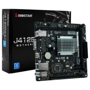 Placa Mae Biostar J4125nhu + Cpu Intel Celeron Até 2.5Ghz Vga / Ddr4