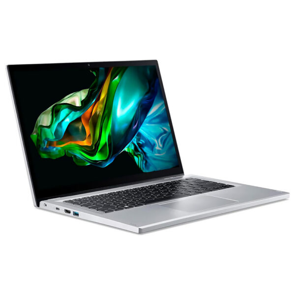 Notebook Acer Aspire 3 A314-36P-3772, Intel I3-N305 1.8 Ghz (3,80 Ghz), 8Gb Ram, 128Gb Ssd Nvme, Tela 14,  Full Hd, Prata