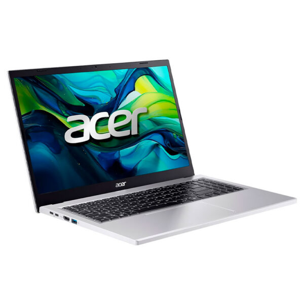Notebook Acer Aspire Go 15 Ag15-32P-39R2 Intel Core 3 N355 Tela Full Hd 15.6  / 8Gb De Ram / 128Gb Ufs / Win11home - Pure Prata