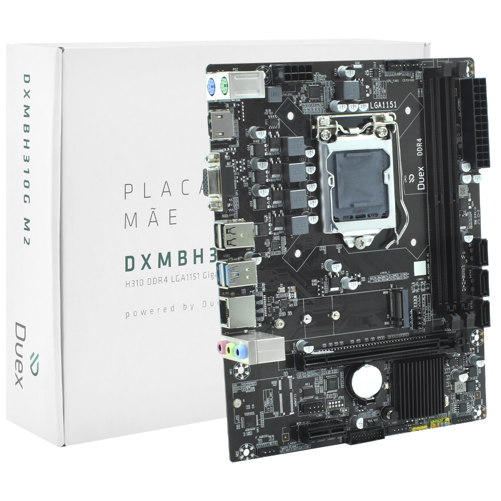 Placa Mãe Duex H310 Socket Lga 1151 / Vga / Ddr4