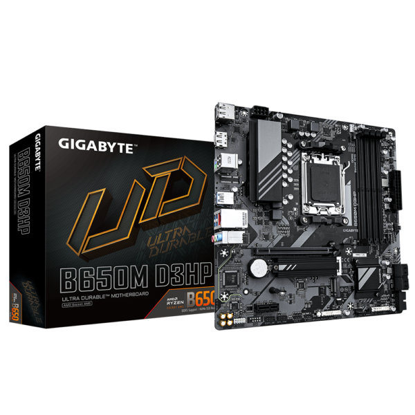 Placa Mae Gigabyte B650m D3hp (Am5/4Xddr5/Hdmi/Dp/Usb 3.2/M.2)