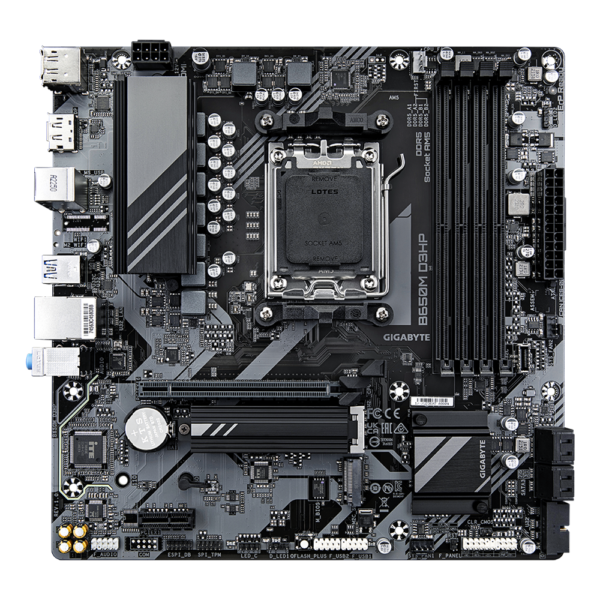 Placa Mae Gigabyte B650m D3hp (Am5/4Xddr5/Hdmi/Dp/Usb 3.2/M.2)