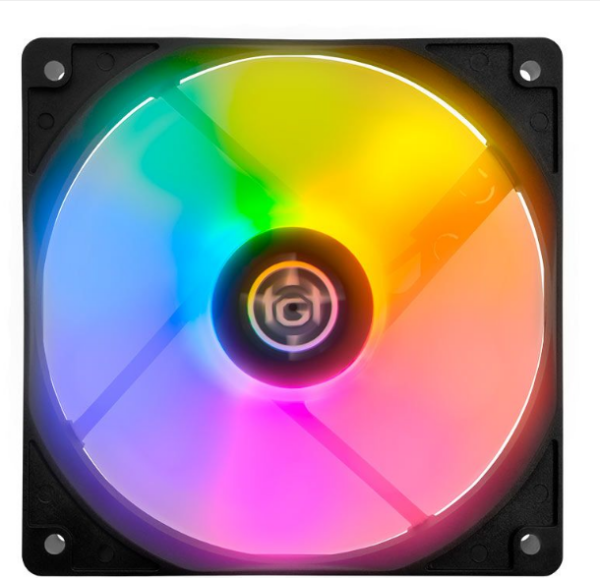 Kit Ventoinhas Tgt Striker, Rainbow, 3X120mm, Tgt-Stk3-Blrbw