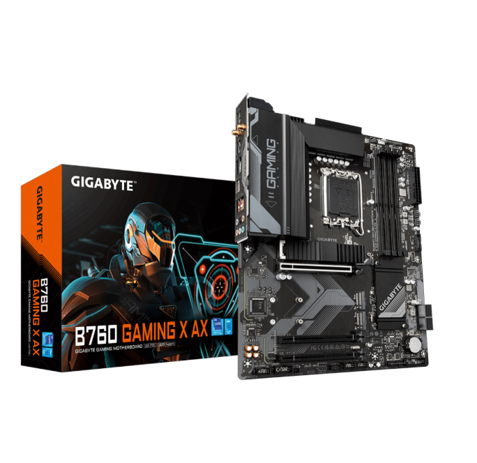 Placa Mãe Gigabyte B760 Gaming X Ax Socket Lga 1700 / Ddr5