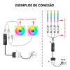 Controladora Argb 5V Jonsbo Rc01 Sata 3 Pinos Preto