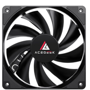 Ventoinha Acegeek Nocturn, 120Mm, Preto, Ag-Nocturn-Bk