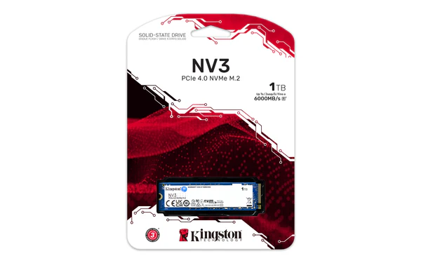 Ssd Kingston Nv3 1Tb M.2 2280 Nvme Pcie 4.0 6000/4000Mb/S