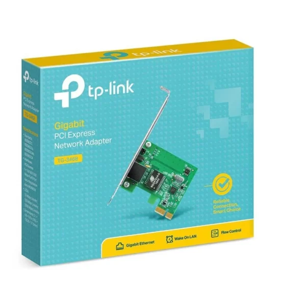 Placa De Rede Tp-Link Tg-3468 Pci Express Gigabit 10/100/1000Mbps