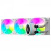 Water Cooler Kalkan Alpha 360Mm Argb Tela Digital Branco Klk00049
