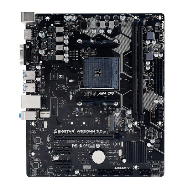 Placa Mãe Biostar A520mhp Socket Am4 / Ddr4