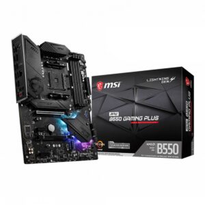Placa Mãe Msi Mpg B550 Gaming Plus Rgb Socket Am4 / Ddr4
