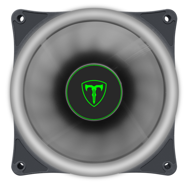 Cooler Fan Cooler 120Mm T-Dagger Led Branco Tgf200w