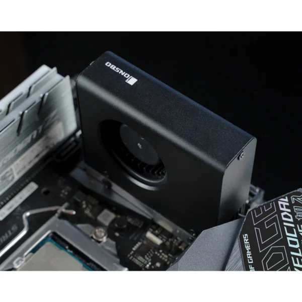 Dissipador De Calor Ativo Jonsbo M.2-10 Para Ssd M.2 Preto Com Fan