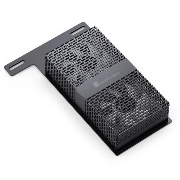 Dissipador Cooler Para Memória Ram Jonsbo Nf-2 Argb Black Com 2 Fans Pwm